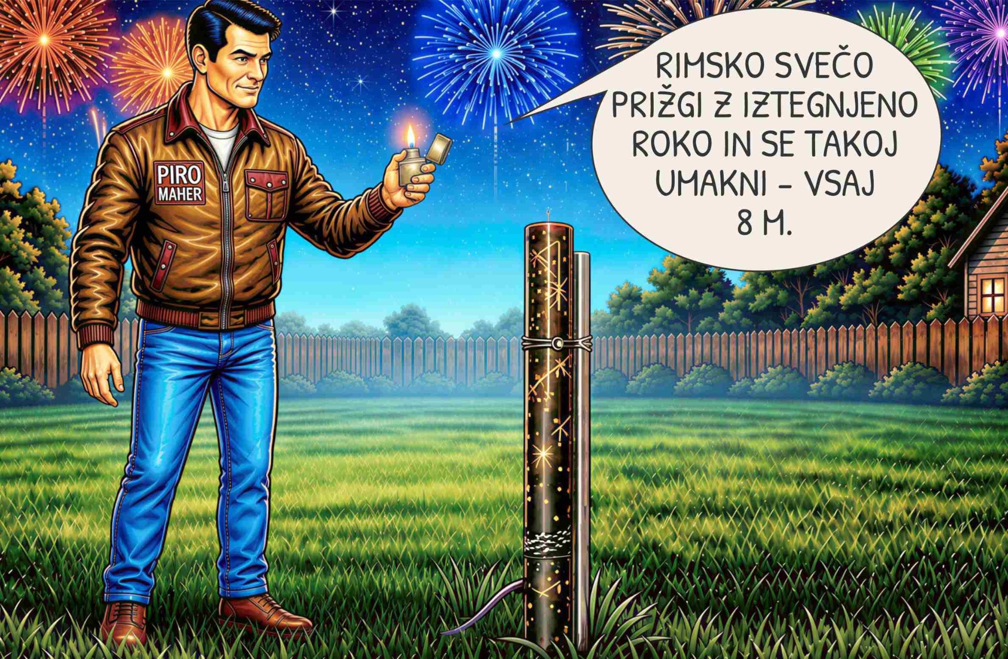 Rimske sveče – korak 4